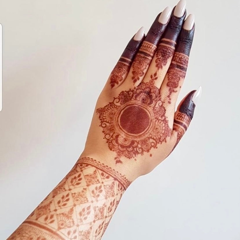 1 Natural Henna Cone | Bridal Henna | Temporary Tattoo | Chemical Free | Fine Tip