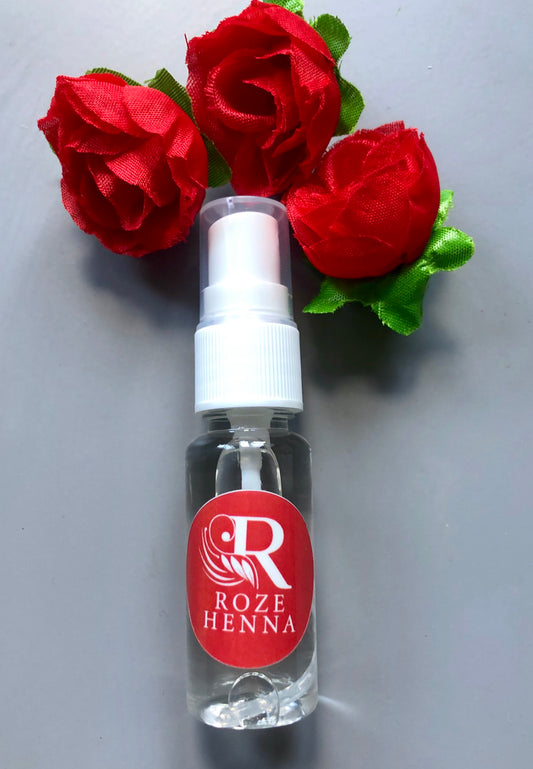 Rosewater Sealant spray (20ml) | Henna aftercare | Spray Bottle | Travel size |