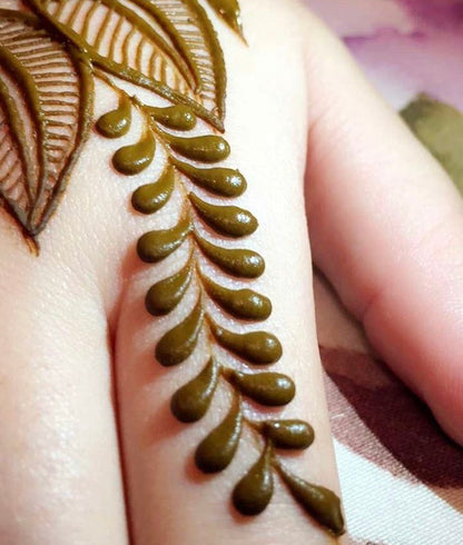 10 Natural Henna Cones | Bridal Henna | Temporary Tattoo | Chemical Free | Fine Tip