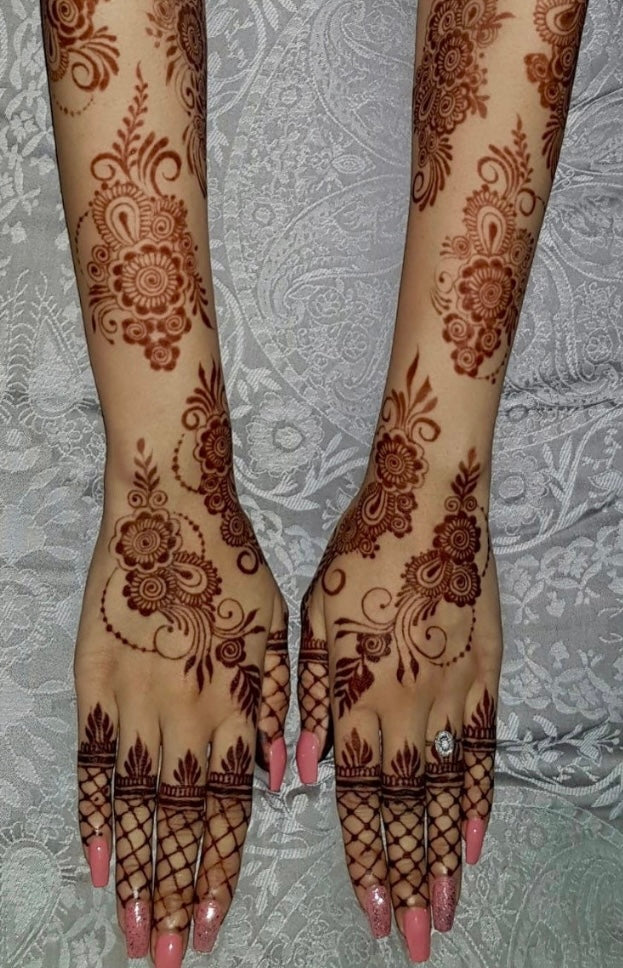Natural Henna Stain using rozehenna cones