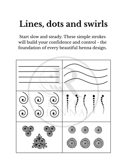 Henna Practice Ebook for Beginners