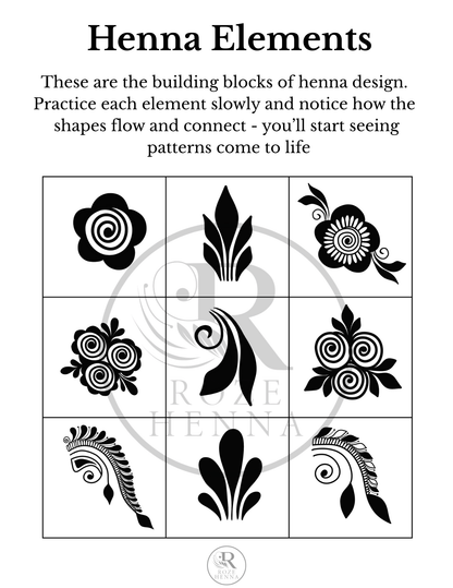 Henna Practice Ebook for Beginners