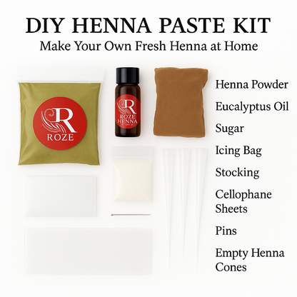 DIY Henna Kit | Mix Your Own Fresh Henna at Home